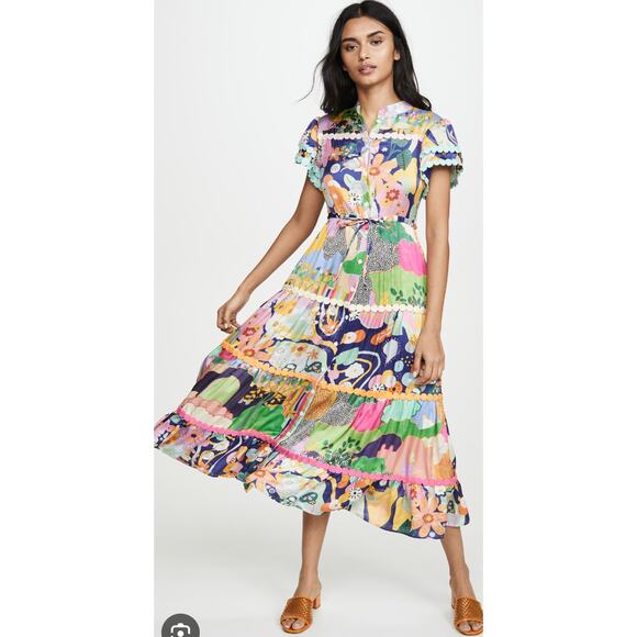 Celia B Flutter Sleeve Maxi Dress size XS